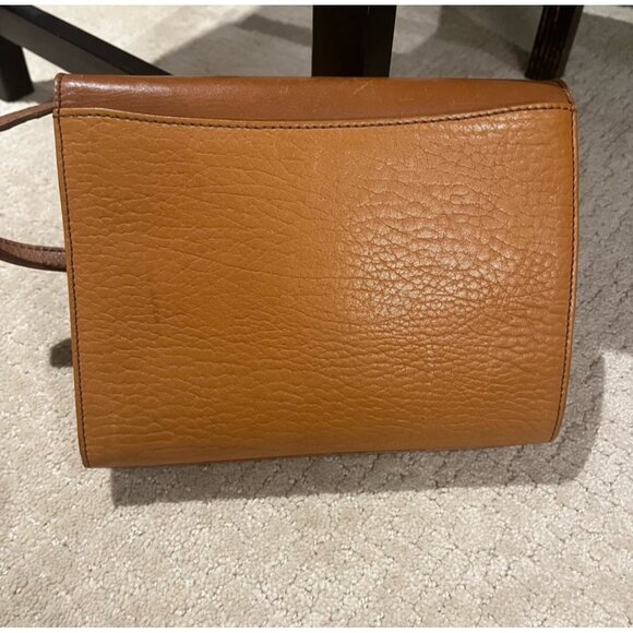 Burberry Vintage Brown Leather Crossbody Bag With Adjustable Strap - Picture 3 of 13